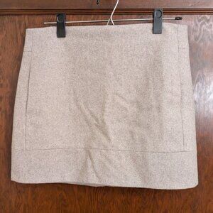J. Crew Wool Blend Mini Skirt
